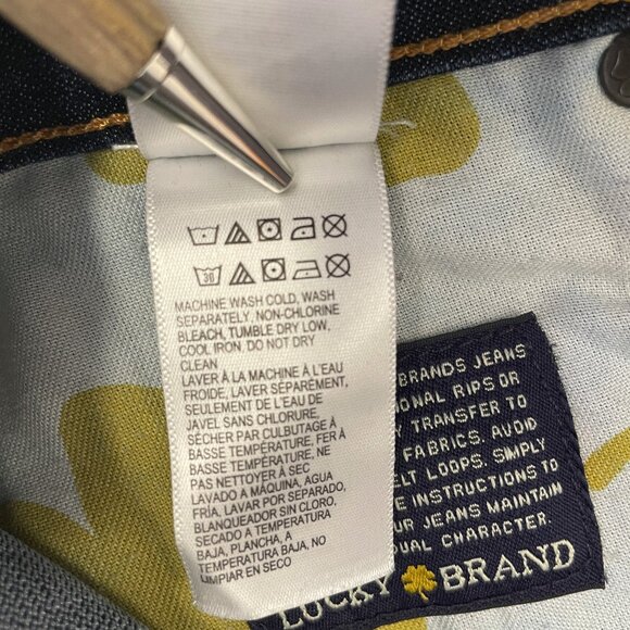 Lucky Brand Sofia Skinny Jeans Womens Size 6/28 Blue Dark Wash Stretch EUC - Picture 8 of 13